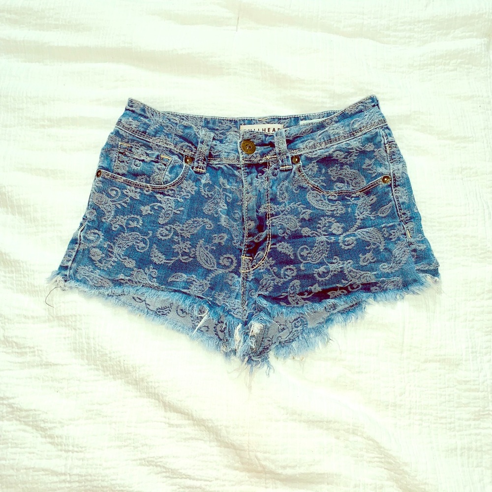 Denim shorts
